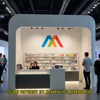 stand pameran 3x3 bondowoso berkualitas